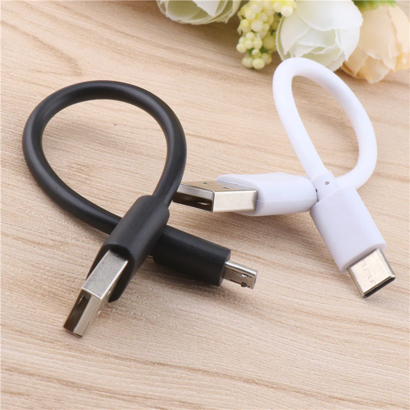 15cm Short USB Fast Charging Cable – Type-C & Micro USB for Android, Samsung, Huawei, Xiaomi, LG - Image 3