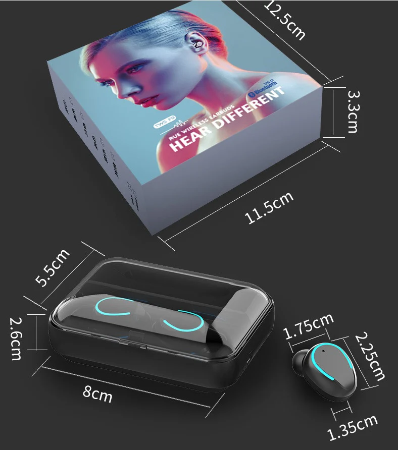 2-in-1 Bluetooth Earbuds with Charging Case & Phone Stand – Wireless & Multifunctional - Image 3