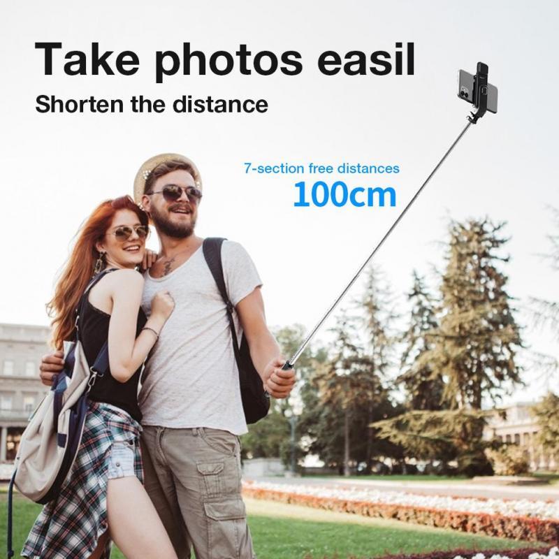 3-in-1 Bluetooth Selfie Stick Tripod with Remote – Compatible with Apple & More - Image 3