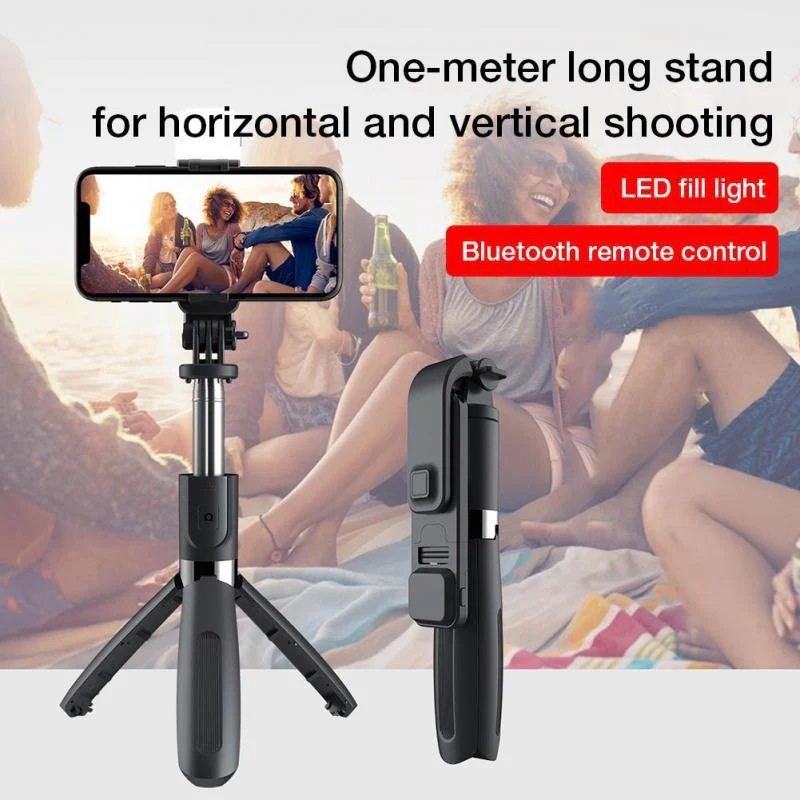 3-in-1 Bluetooth Selfie Stick Tripod with Remote – Compatible with Apple & More - Image 6
