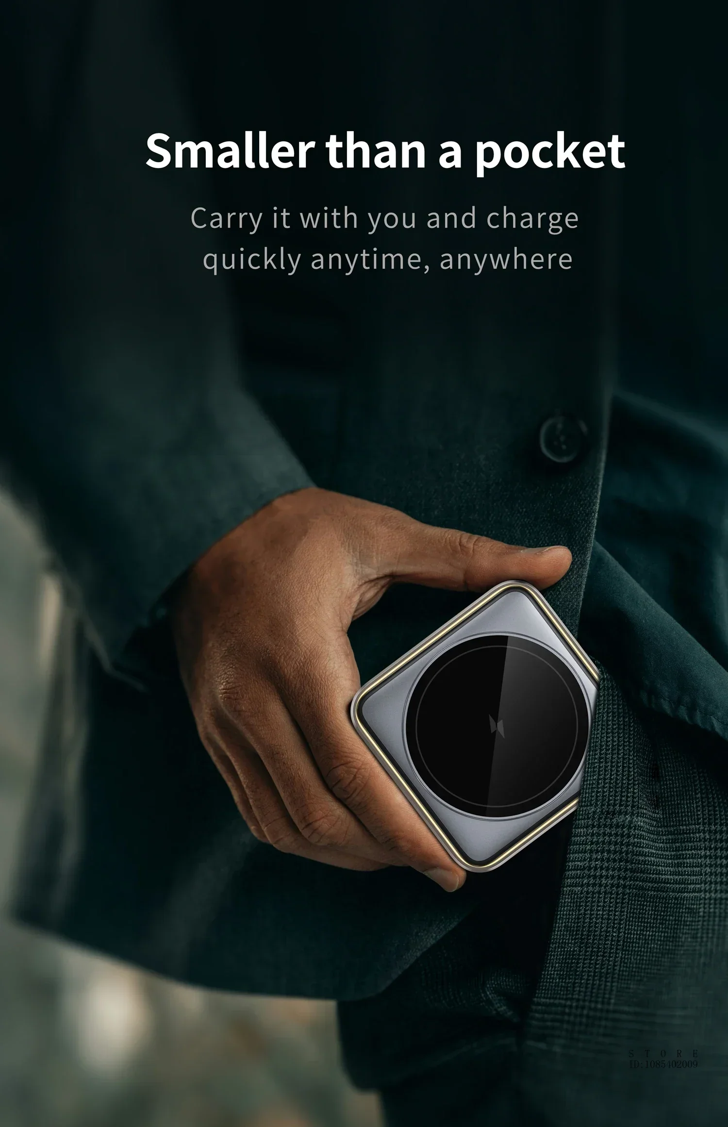 Magnetic 3-in-1 Folding Wireless Charger β Fast Charging Dock for iPhone 12β15, Apple Watch & TWS Earbuds - Image 15