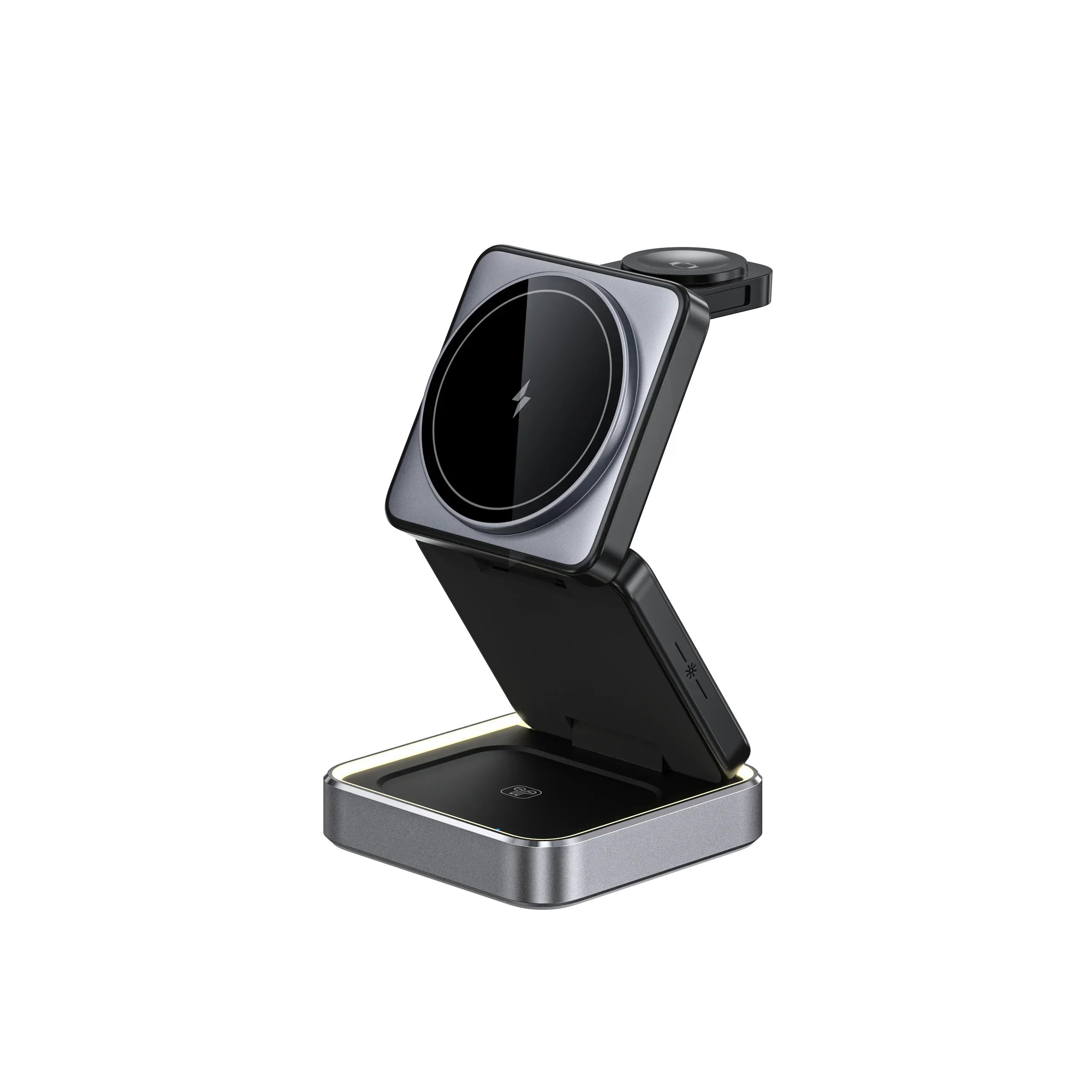 Magnetic 3-in-1 Folding Wireless Charger β Fast Charging Dock for iPhone 12β15, Apple Watch & TWS Earbuds - Image 18