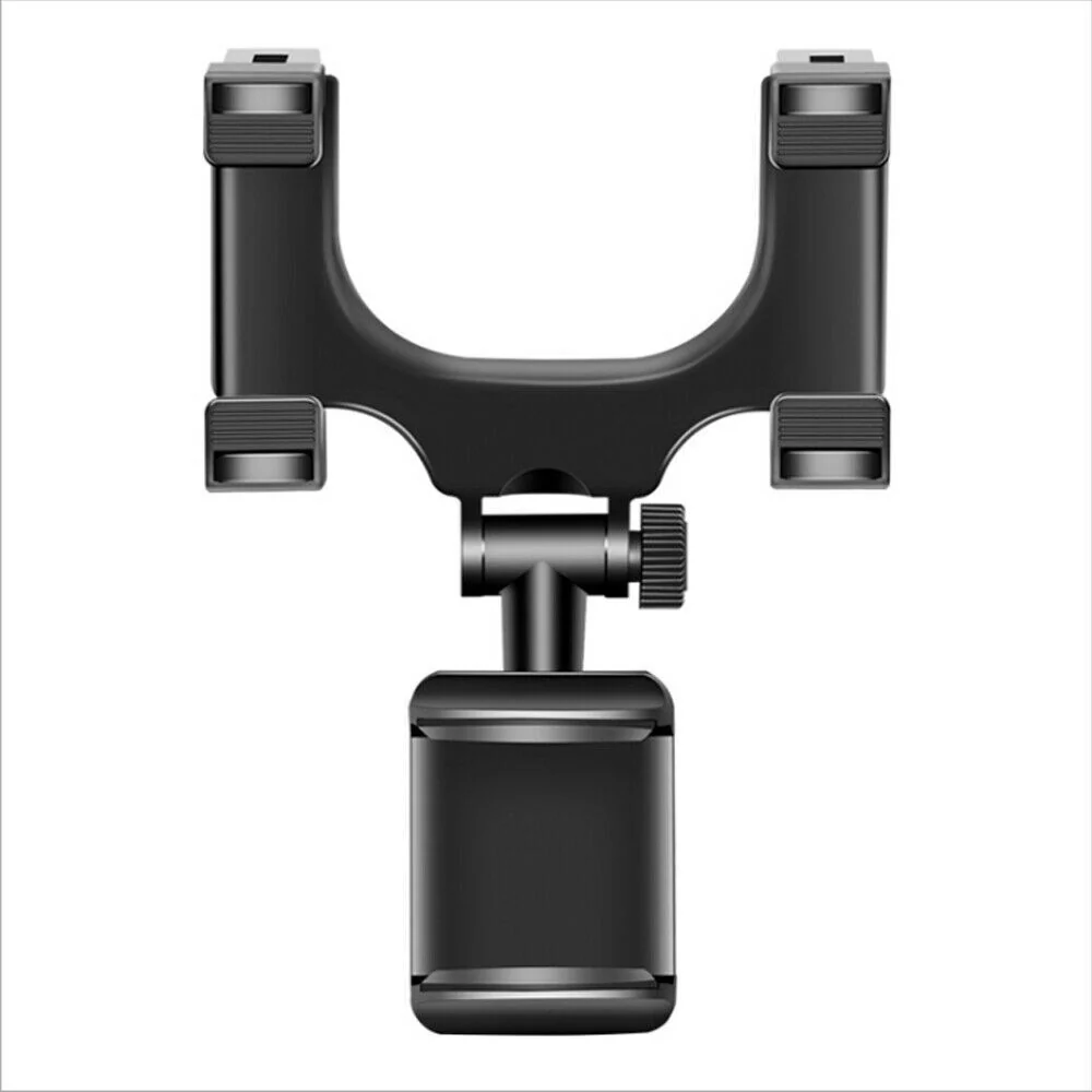 360 Rotation Car Rear View Mirror Mount Stand GPS Cell Phone Holder - Image 3