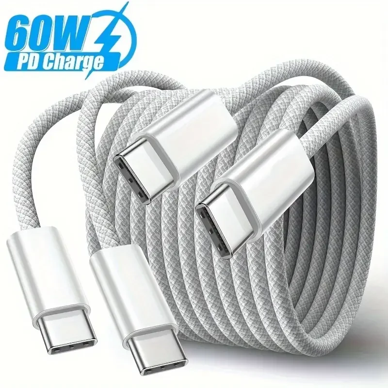 60W USB-C to USB-C Fast Charging Cable – High-Speed PD Cable for iPhone 15 Pro Max, Samsung, Xiaomi, Huawei, OnePlus, Huawei - Image 14
