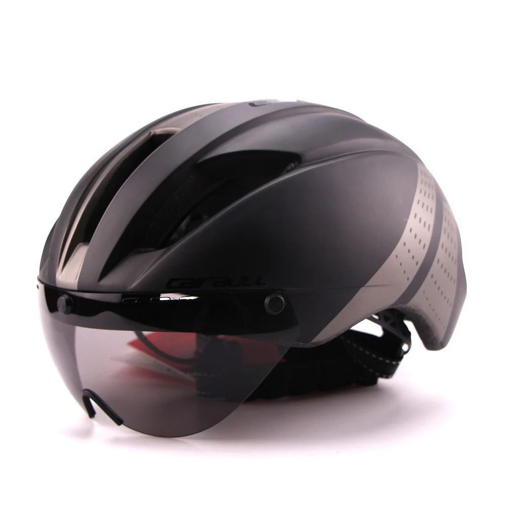 Bicycle Aero Helmet Cycling Helmet Road Mountain Integral Triathlon Bike Helmet Men Race Airo Time-Trial TT Bike Helmet - Image 8