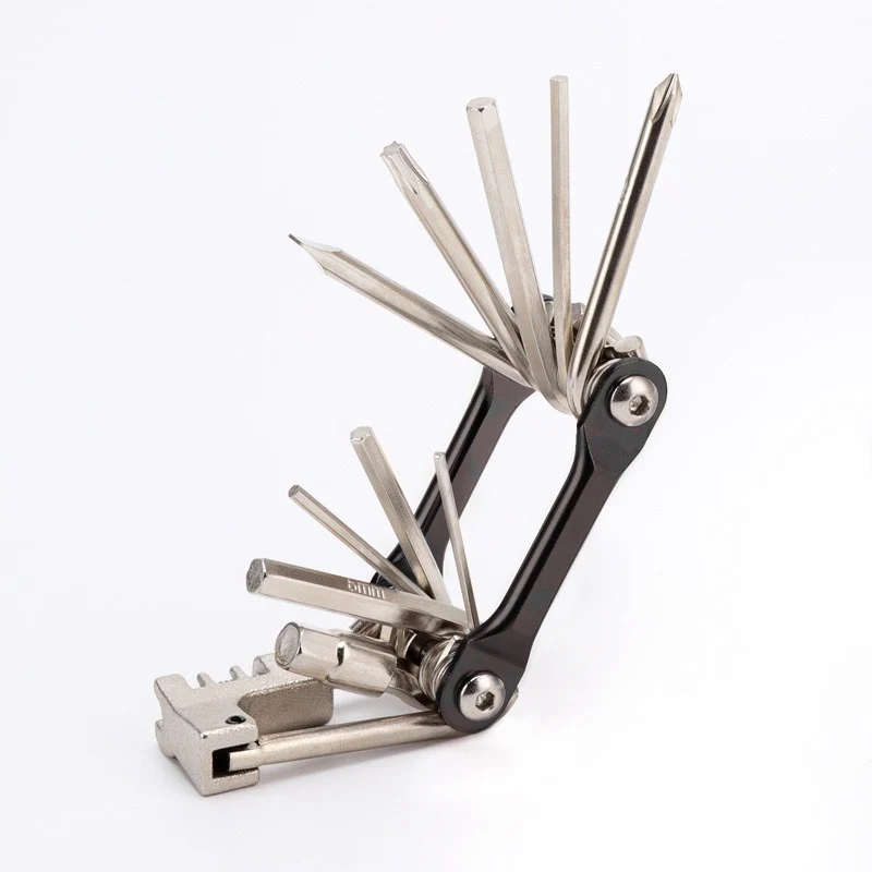 Bicycle Multifunction Tool Kits Multitool Tire Repair Tool Set With Screwdriver Chain Rivet Extractor For Road Bike