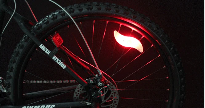 Bicycle Spokes Lamp Cycling Bike Willow LED Wheel Wire Lights Waterproof Bike Cycling Lamp Tire Valve Caps Wheel - Image 2