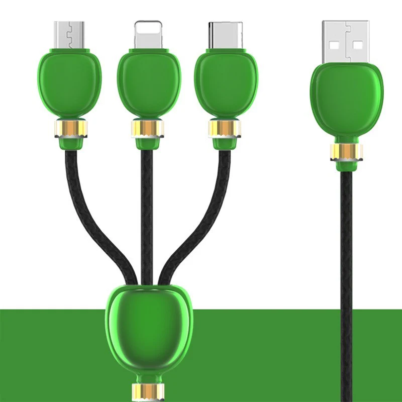 Lantern 3-in-1 Fast Charging Cable – Apple, Android & Type-C | 1.2m Durable Braided Multi-Charger - Image 5