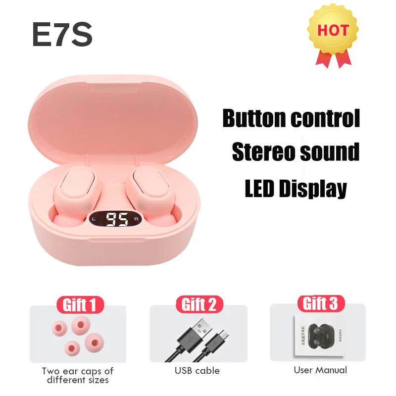 E7S TWS Bluetooth Earphones – Waterproof Sports Earbuds with Noise Cancellation - Image 14