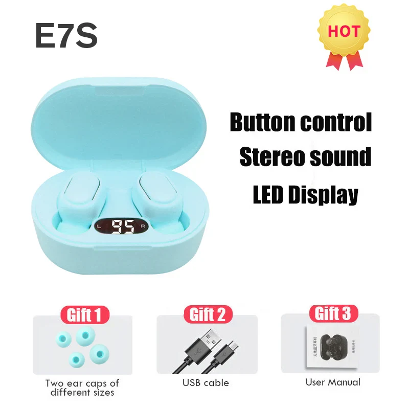 E7S TWS Bluetooth Earphones – Waterproof Sports Earbuds with Noise Cancellation - Image 16