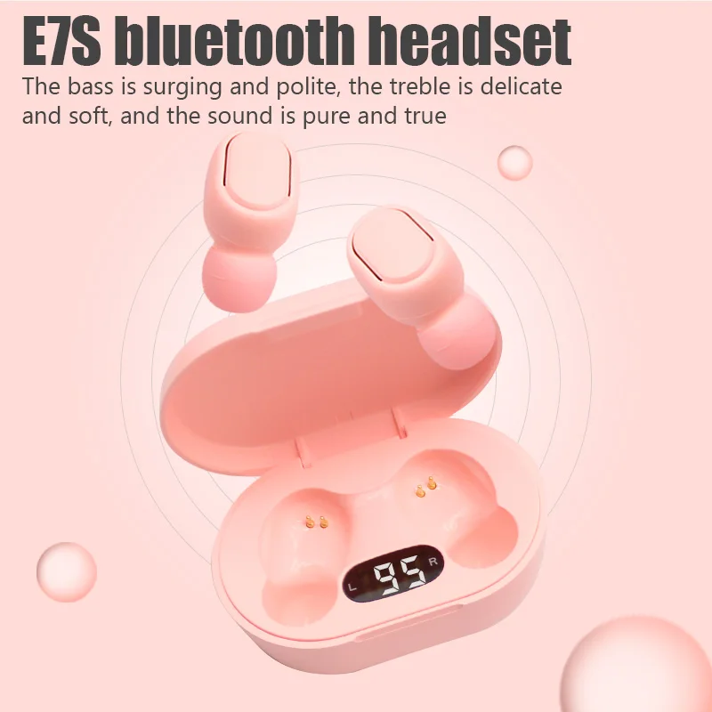 E7S TWS Bluetooth Earphones – Waterproof Sports Earbuds with Noise Cancellation - Image 3