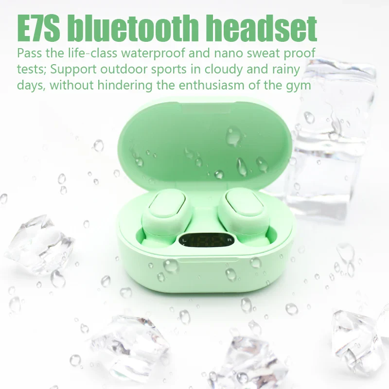 E7S TWS Bluetooth Earphones – Waterproof Sports Earbuds with Noise Cancellation - Image 4