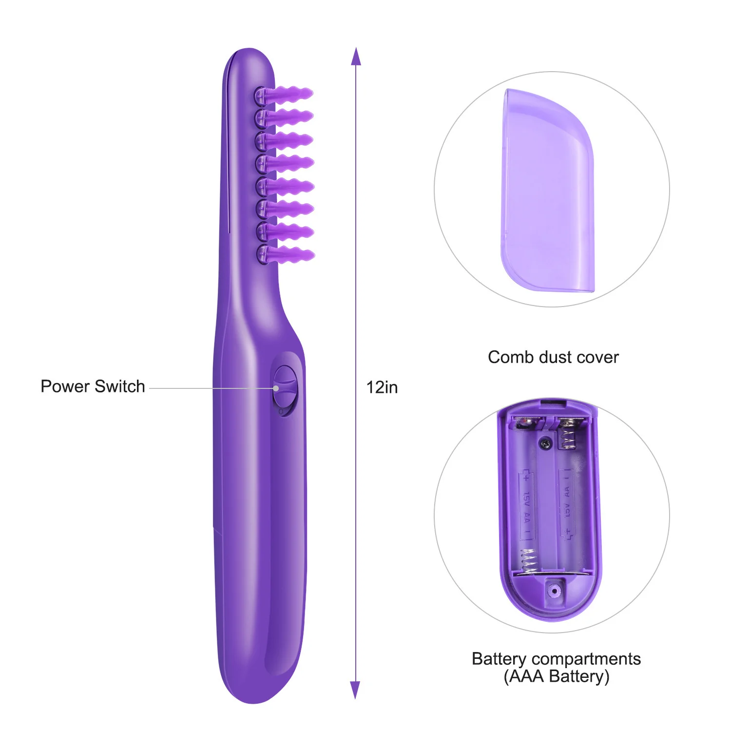 Electric Detangling Brush Scalp Massage Hair Brush - Image 3