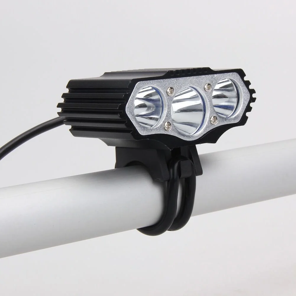 F3 light USB bicycle headlights 3 t6 mountain bike rechargeable light LED lights professional riding bike lights - Image 6