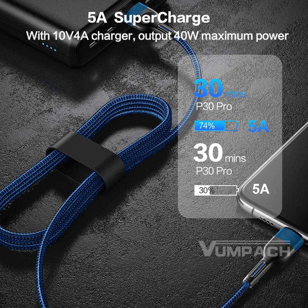 5A Fast USB-A to USB-C Charging Cable – High-Speed Data Cable for Samsung S21, Xiaomi, Vivo, iPhone 15/16, Huawei - Image 11