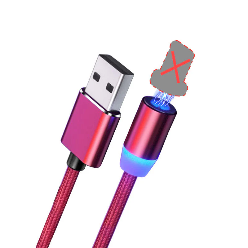 3-in-1 Magnetic Fast Charging Cable – USB to Type-C, Micro USB, Lightning – Flash Charging for Phone & Car Use - Image 5