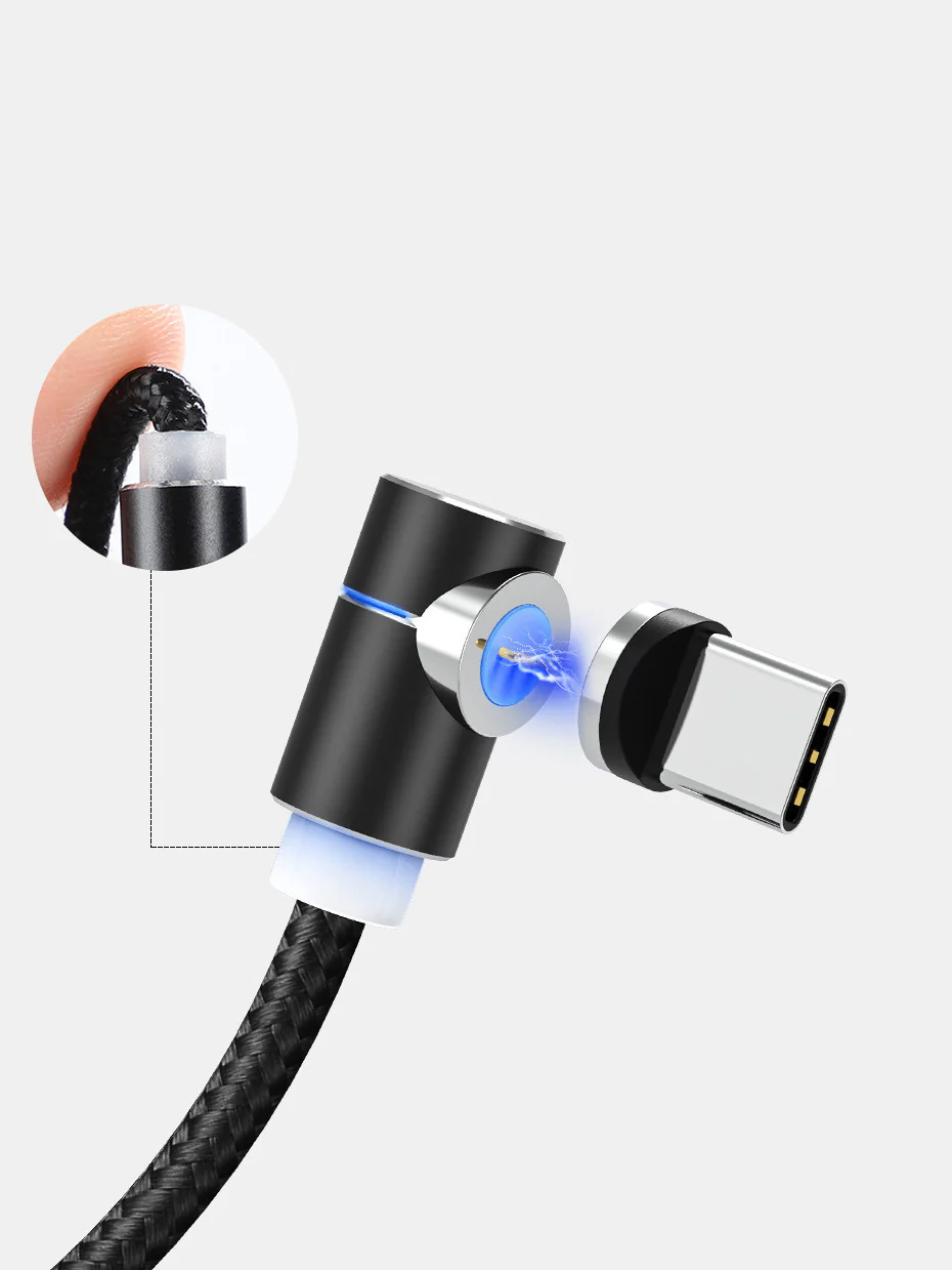 Magnetic LED USB & USB-C Charging Cable with Magnetic Connector - Image 11