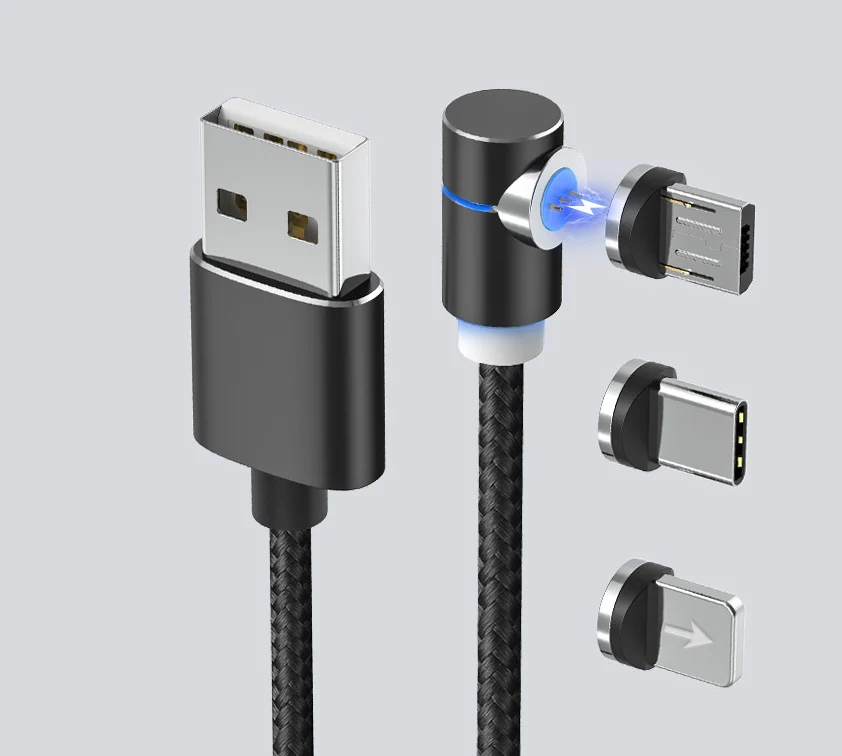 Magnetic LED USB & USB-C Charging Cable with Magnetic Connector - Image 7