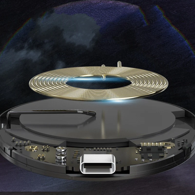 Model C01 Magnetic Wireless Charger – 15W Fast Charging Pad with Type-C Interface - Image 4