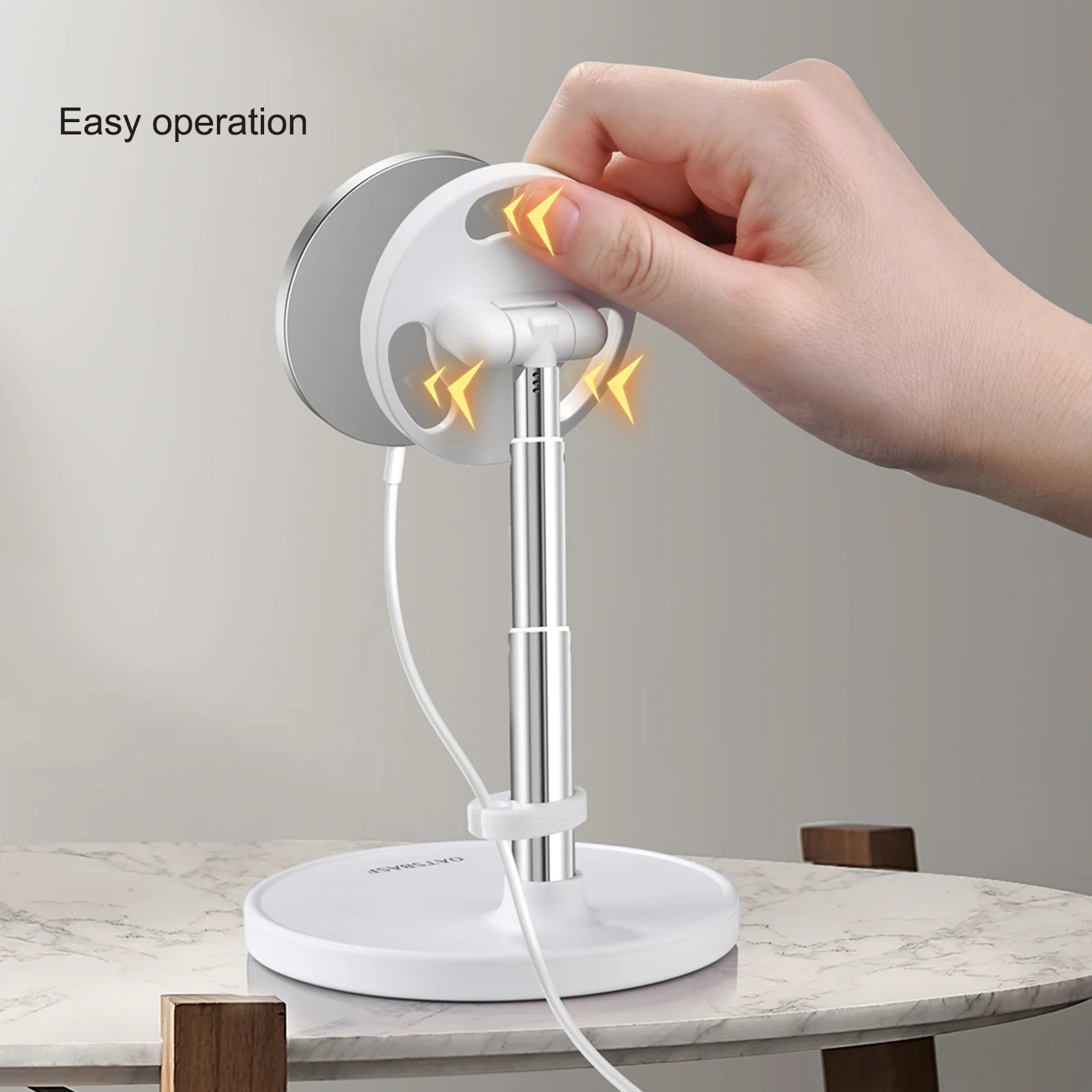 Magnetic Wireless Charger Stand – Adjustable, Telescopic & Fast Charging Dock - Image 5