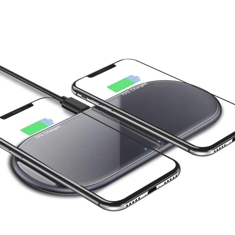 Premium 15W Metal Wireless Charger – Fast Charging Pad with Tempered Glass & Aluminum Alloy Design - Image 3