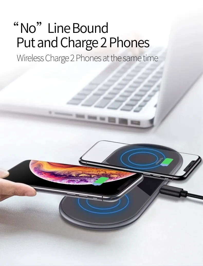 Premium 15W Metal Wireless Charger – Fast Charging Pad with Tempered Glass & Aluminum Alloy Design - Image 4