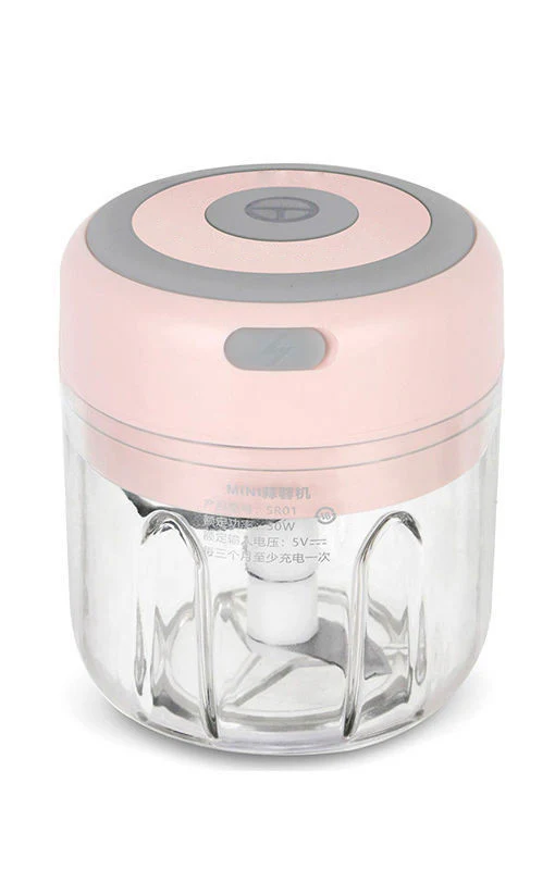 Mini Electric Garlic Chopper USB Charging Ginger Masher Machine Sturdy Durable Chili Vegetable Crusher Kitchen Tool - Image 14