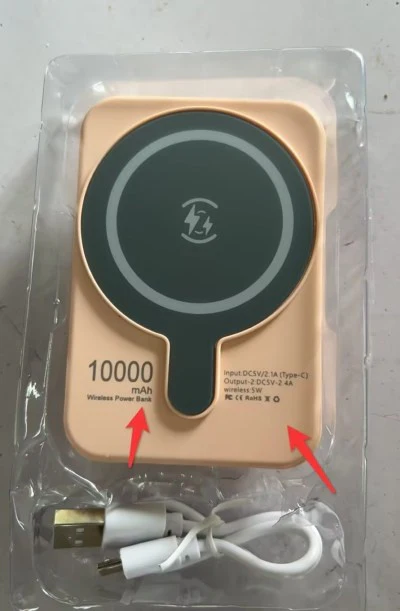 Pocket-Size Magnetic Wireless Power Bank – 10000mAh Fast Charge for Phones - Image 2