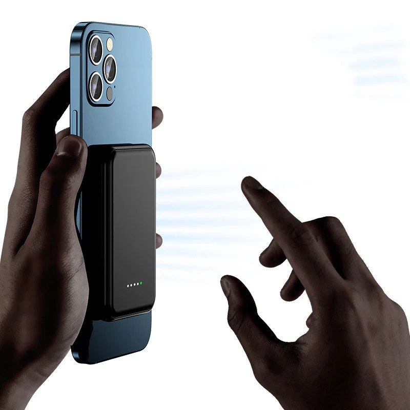 Pocket-Size Magnetic Wireless Power Bank – 10000mAh Fast Charge for Phones - Image 5
