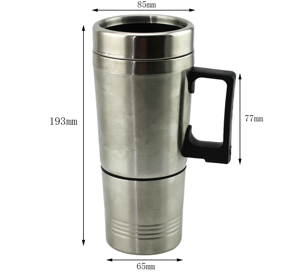 Portable Electric Car Water & Coffee Warmer Mug - Image 4
