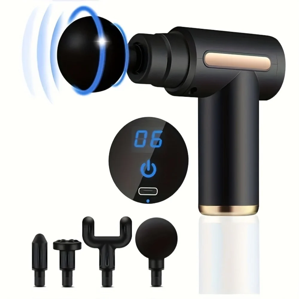 Portable Mini Fascia Gun – USB Rechargeable Muscle Relaxer Massage Gun - Image 6