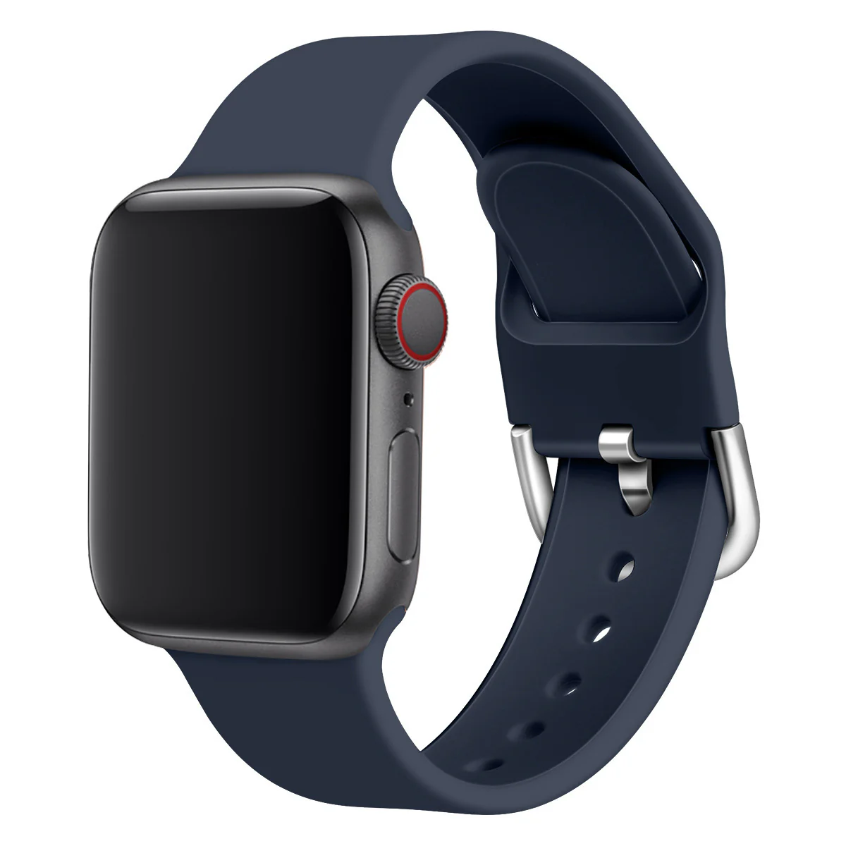 Solid Color Silicone Watch Strap with Durable Buckle – Comfortable & Stylish Replacement Band - Image 10