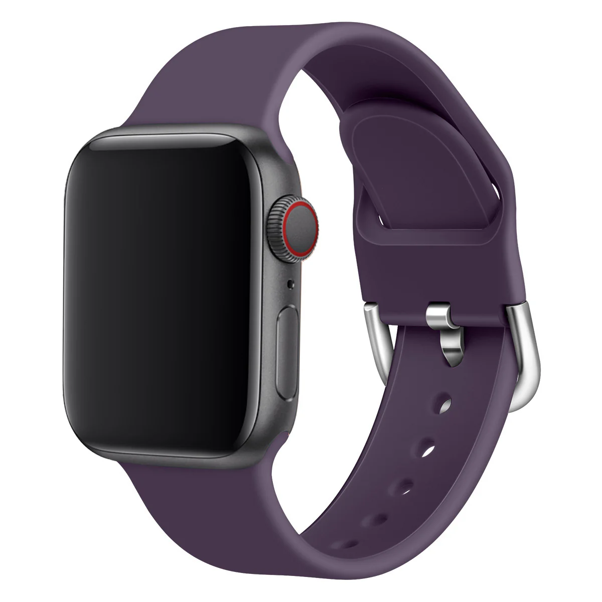 Solid Color Silicone Watch Strap with Durable Buckle – Comfortable & Stylish Replacement Band - Image 12