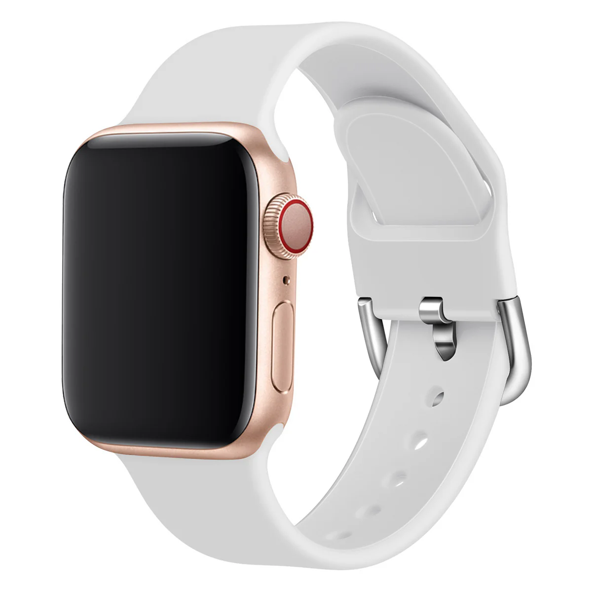 Solid Color Silicone Watch Strap with Durable Buckle – Comfortable & Stylish Replacement Band - Image 14