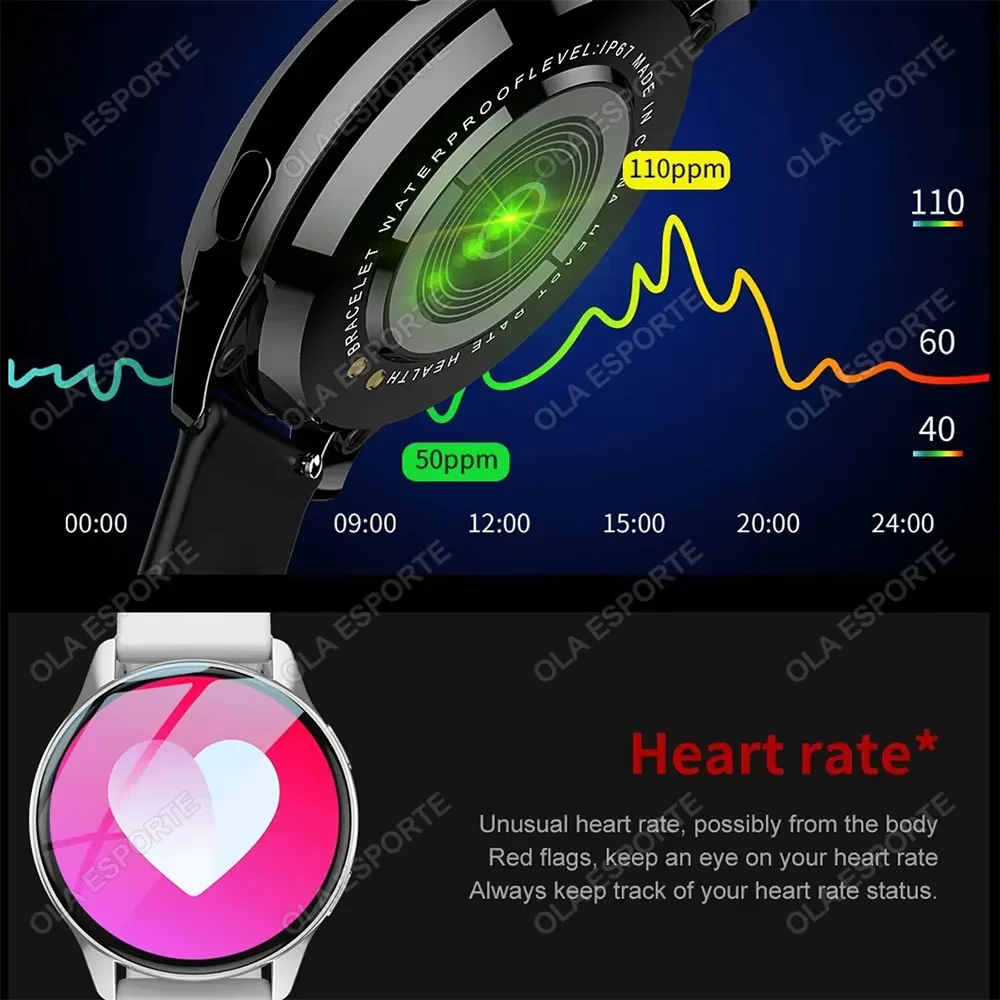 Smart Watch 6 Pro – 1.28” Full Touch Bluetooth Calling Smartwatch with Blood Pressure & Heart Rate Monitor for iOS & Android - Image 6