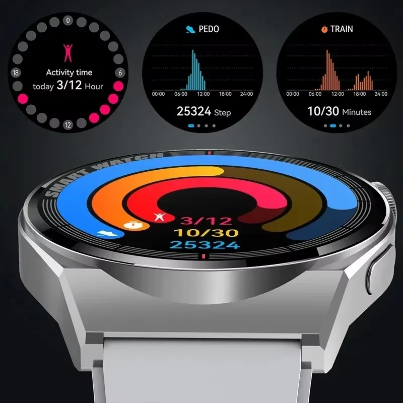 Smart Watch GT Series – OLED Display, Bluetooth Calling, GPS Tracker, Blood Pressure Monitor & Long Battery Life - Image 7