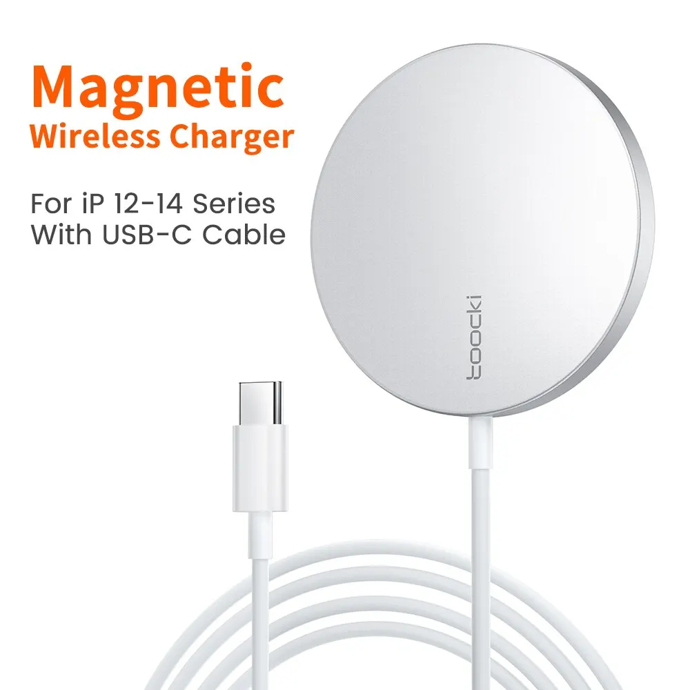Toocki Magnetic Wireless Charger 15W – Fast & Reliable Charging for iPhone 15/14 Pro Max/Mini - Image 13
