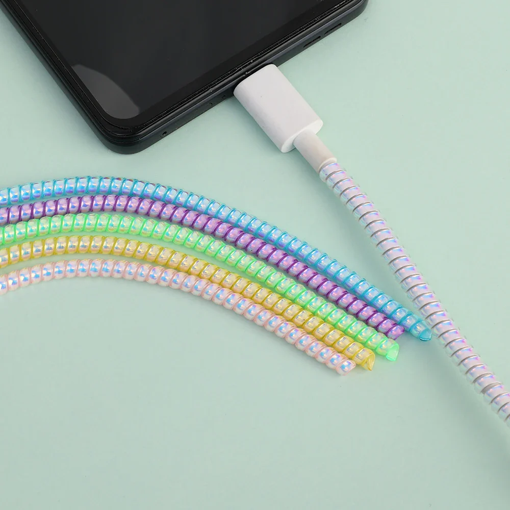 Durable Anti-Bite Cable Protector for iPhone – Transparent Charger Cord Winder for 18W & 20W Fast Charging Cables - Image 10