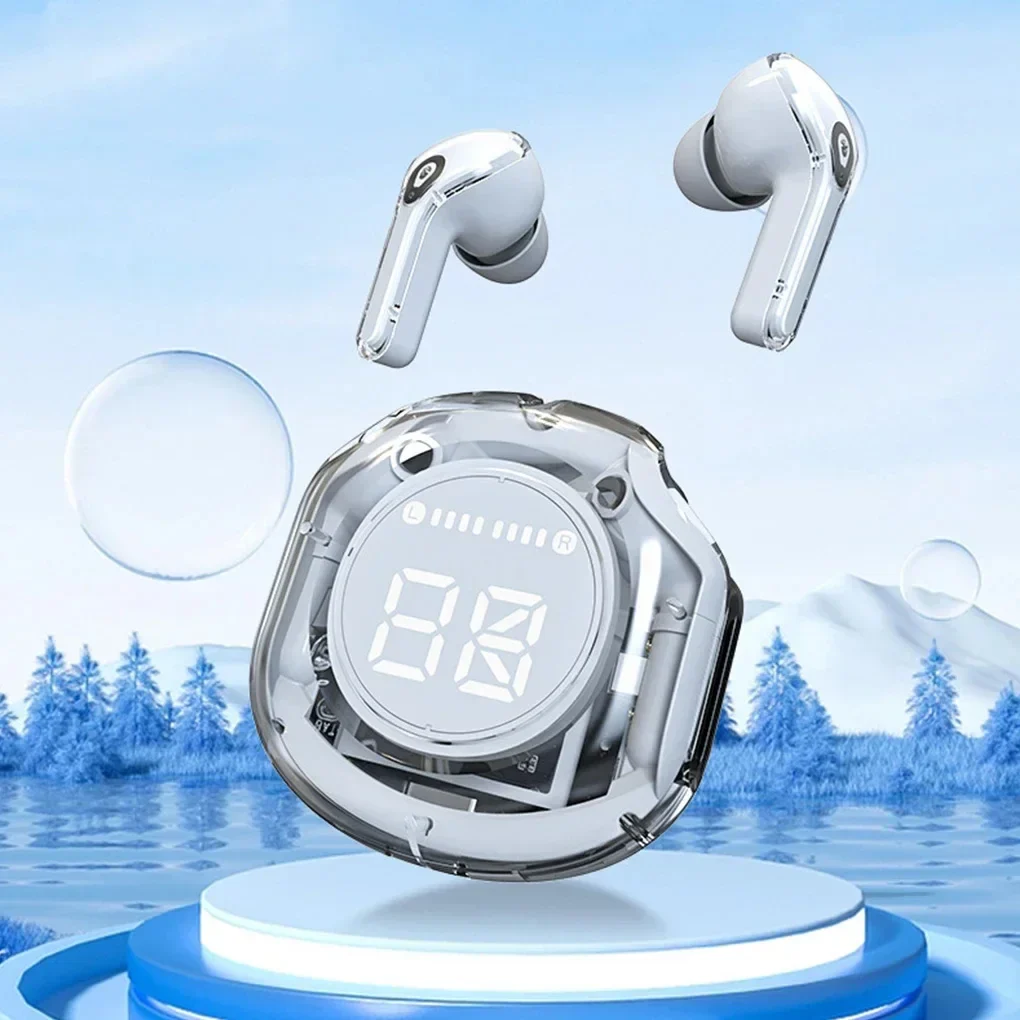 TWS Air39 Wireless Bluetooth Earphones – Transparent HiFi Stereo Sound with LED Power Display - Image 11