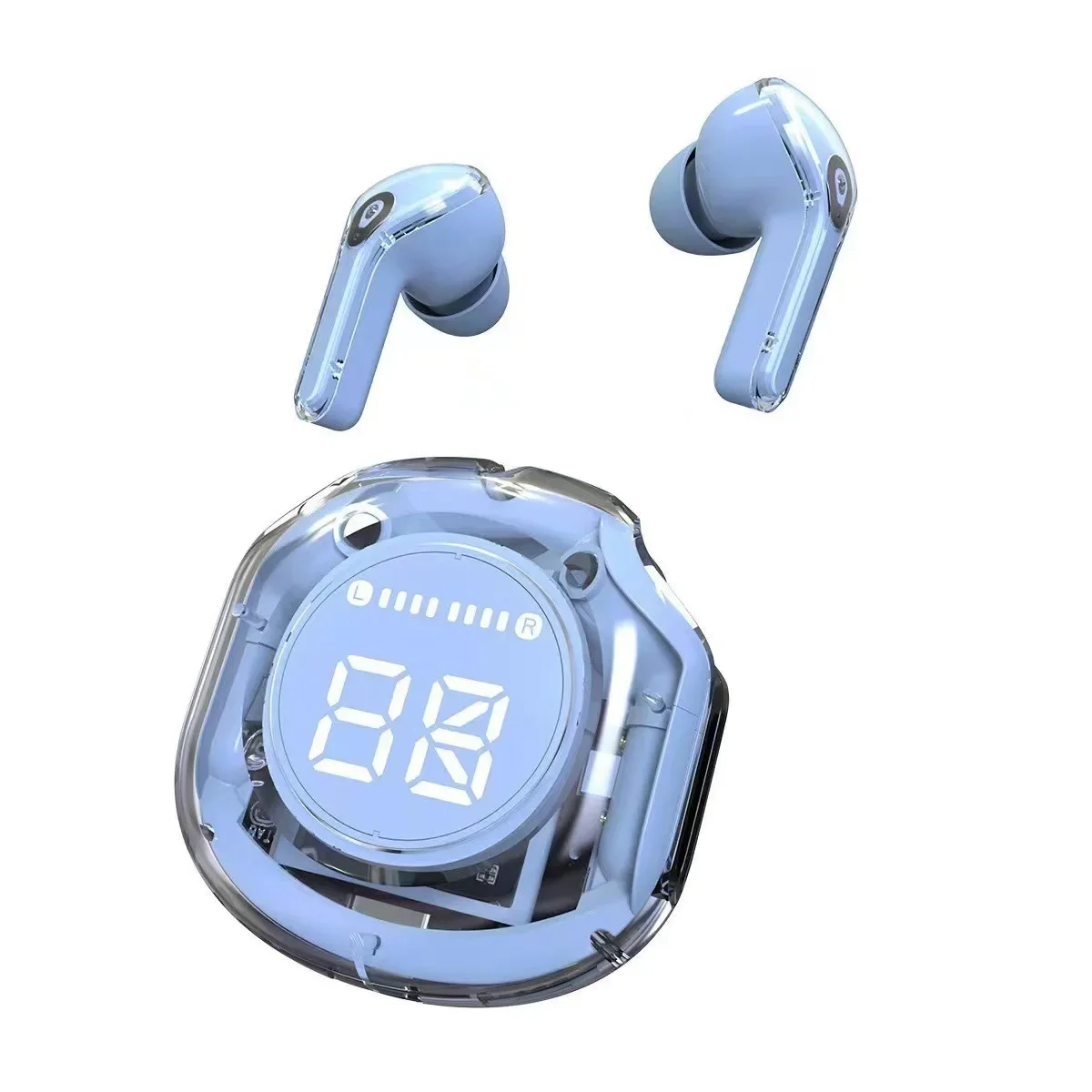 TWS Air39 Wireless Bluetooth Earphones – Transparent HiFi Stereo Sound with LED Power Display - Image 15
