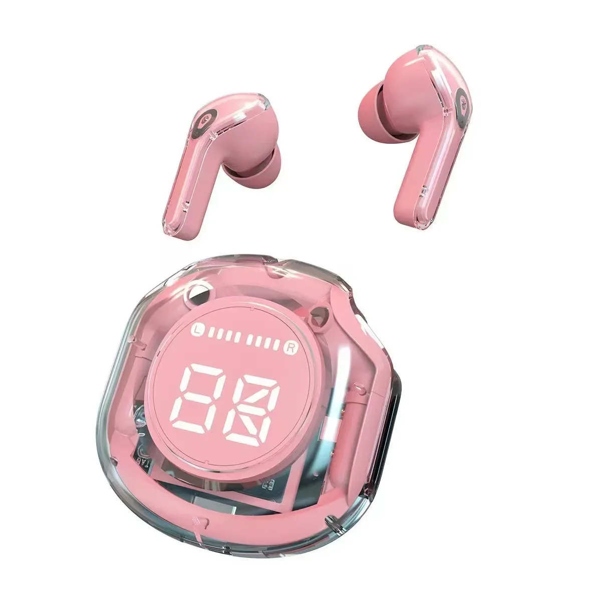 TWS Air39 Wireless Bluetooth Earphones – Transparent HiFi Stereo Sound with LED Power Display - Image 16