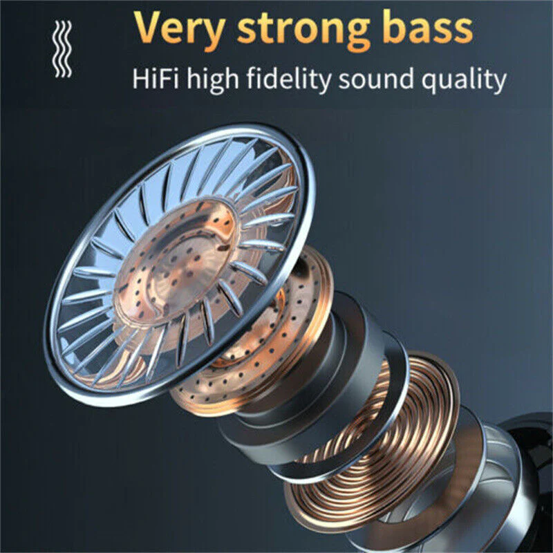 TWS Wireless 5.1 Waterproof Bluetooth Sports Waterproof Earphones - Image 9