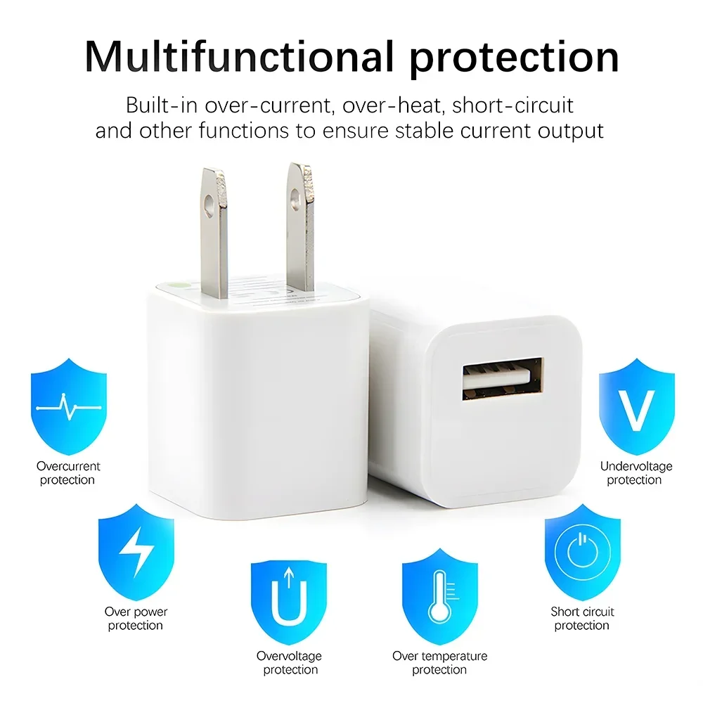 USB Wall Charger, Fast Charging Adapter for iPhone & iPad Travel Accessories - Image 15