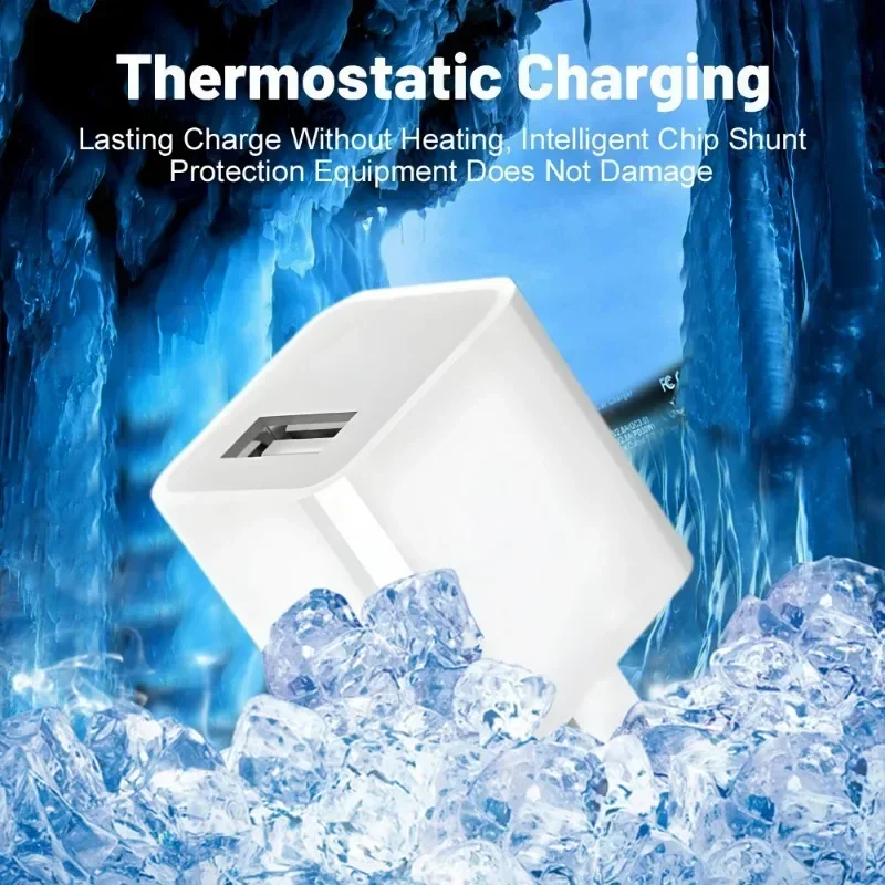 USB Wall Charger, Fast Charging Adapter for iPhone & iPad Travel Accessories - Image 5