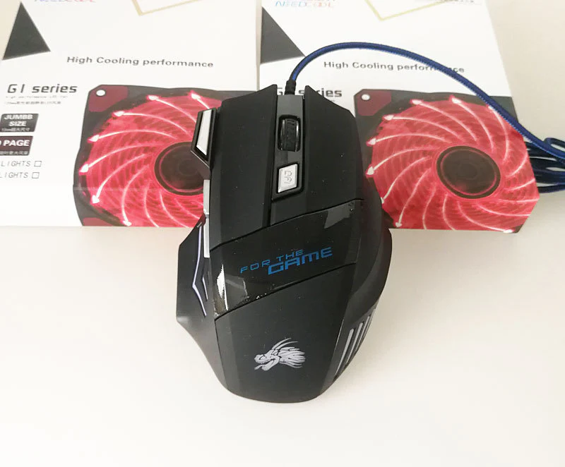 Wired Gaming Mouse 5500DPI – 7-Button RGB LED USB Optical Mouse - Image 10