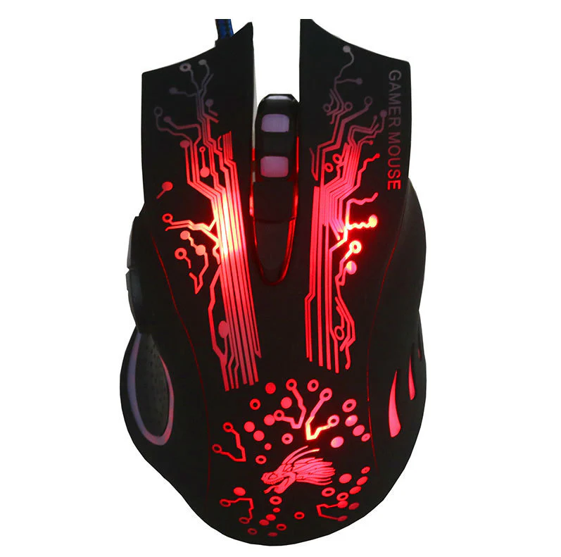 Wired Gaming Mouse 5500DPI – 7-Button RGB LED USB Optical Mouse - Image 8