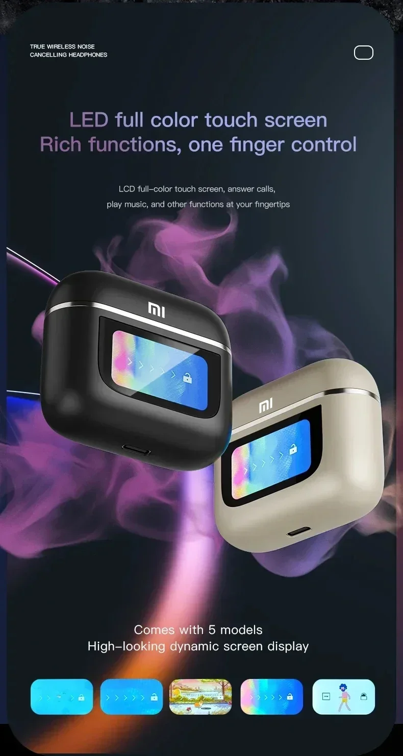 Xiaomi Tour Pro 2 Wireless Earbuds – LCD Touch Screen & ANC for Unmatched Audio Performance - Image 10