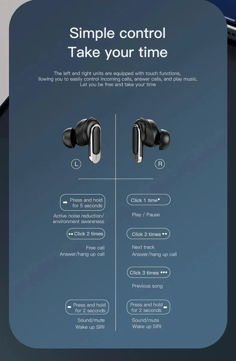 Xiaomi Tour Pro 2 Wireless Earbuds – LCD Touch Screen & ANC for Unmatched Audio Performance - Image 19