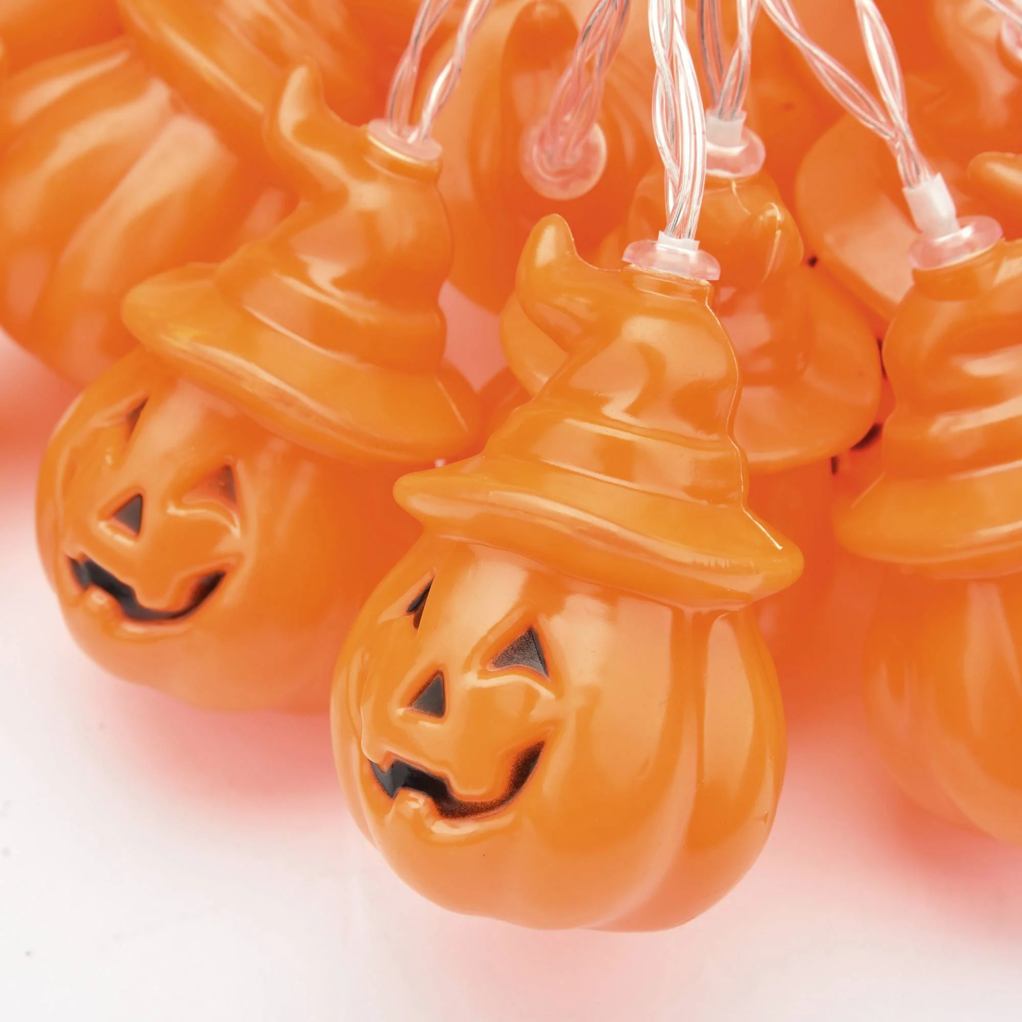 10ft Pumpkin Halloween LED String Lights - Image 6
