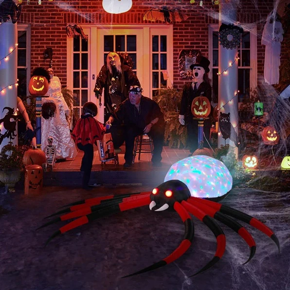 11.8ft Crawling Spider Halloween Inflatable - Image 9